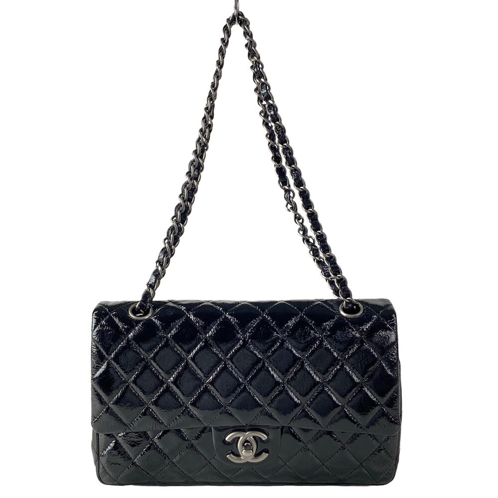 Chanel Double Flap Matelasse Shoulder Bag A01112